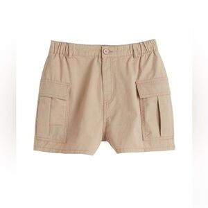 New H&M Curves High Waisted Cargo Shorts